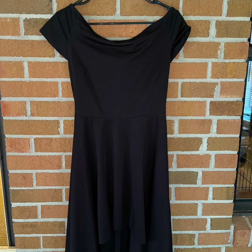 Sidefeel Women’s Off The Shoulder High Low Skater Dress